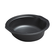 1 compartment plastic bowl for food packaging.