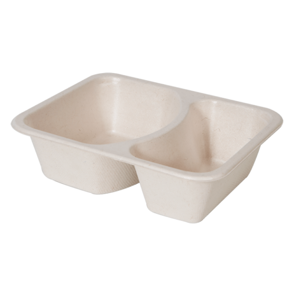 Two compartment fiber tray from Oliver.