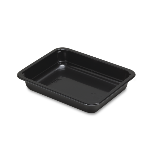 1 compartment plastic tray for food service operations