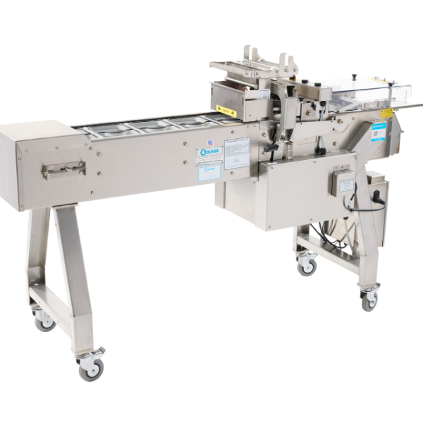 Speedseal MX-2 automatic food tray packaging system for high-volume sealing