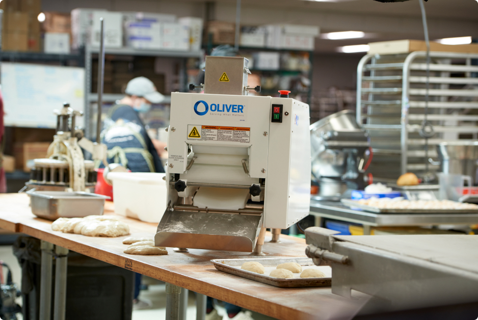 Oliver Quality dough machines can be financed.